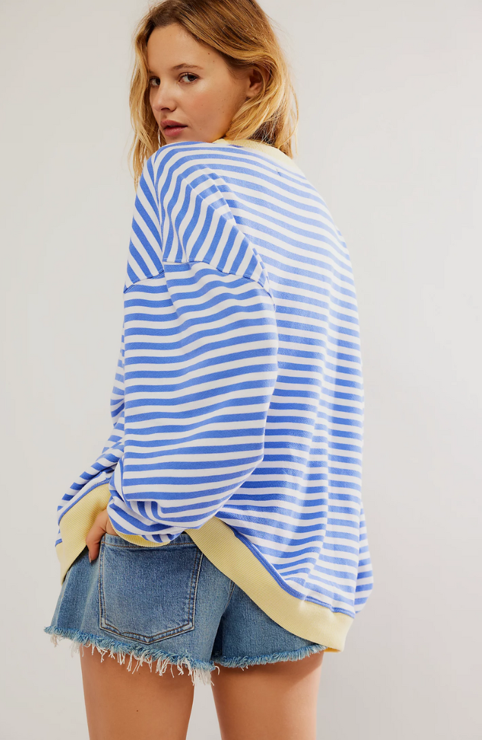 Sana | Gestreifter Oversize-Pullover