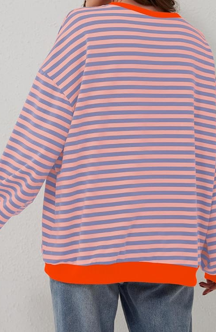 Sana | Gestreifter Oversize-Pullover