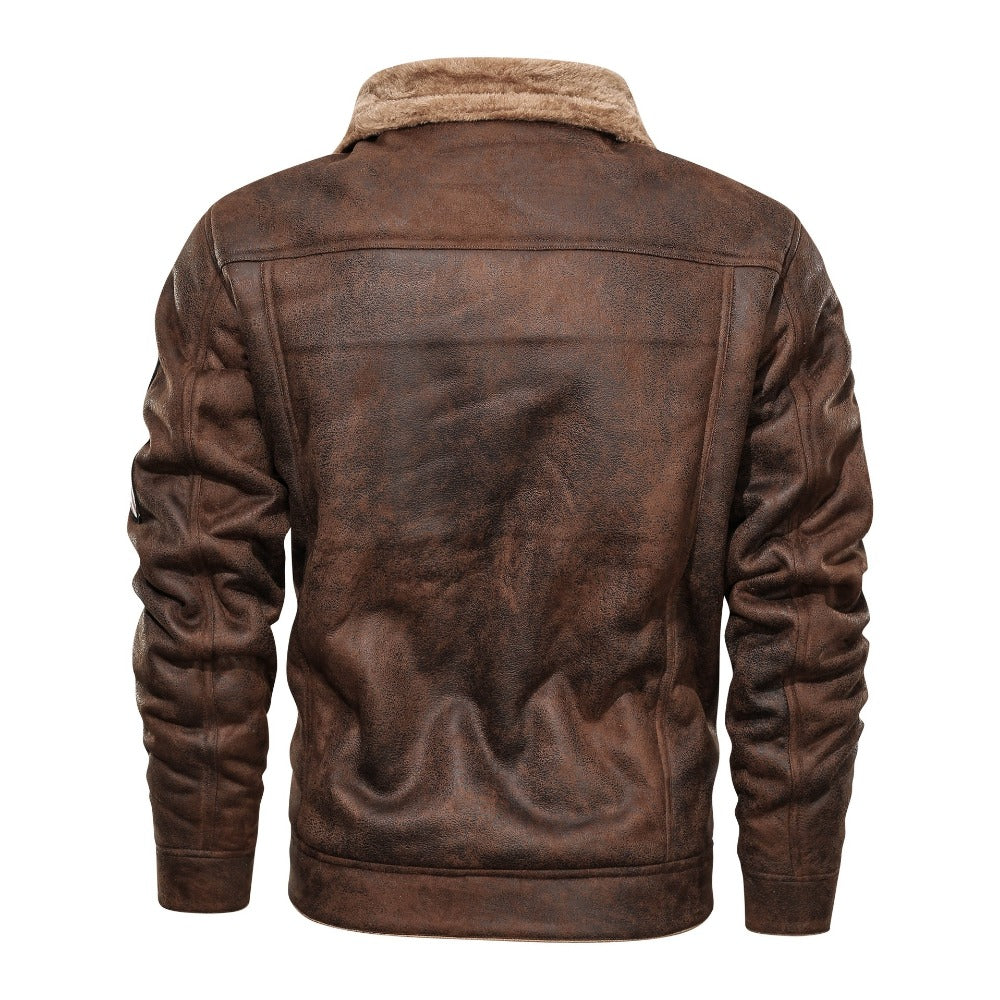 Jayson™- Winterjacke aus Leder für Männer