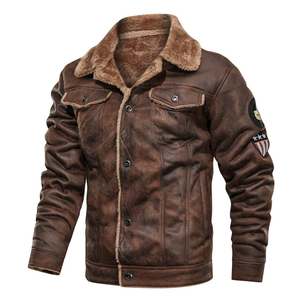 Jayson™- Winterjacke aus Leder für Männer