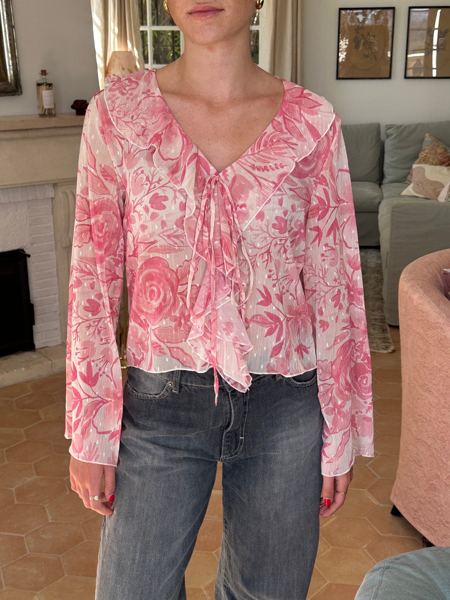 Marianne Langarm-Bluse