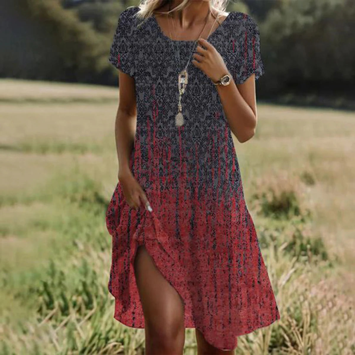 Ciara - Kleid mit Polka dot Muster