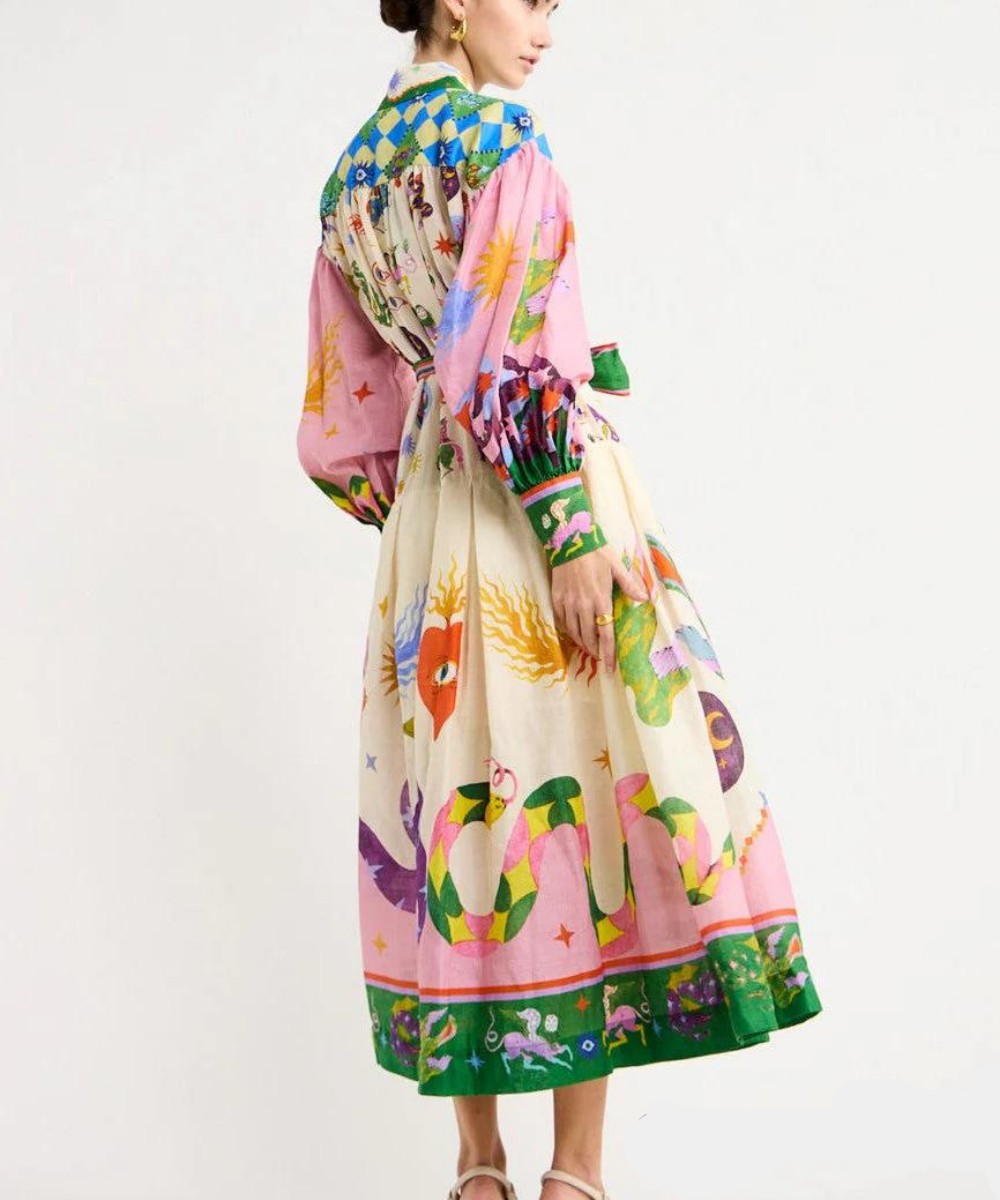 Alessia | Italienisches Maxikleid