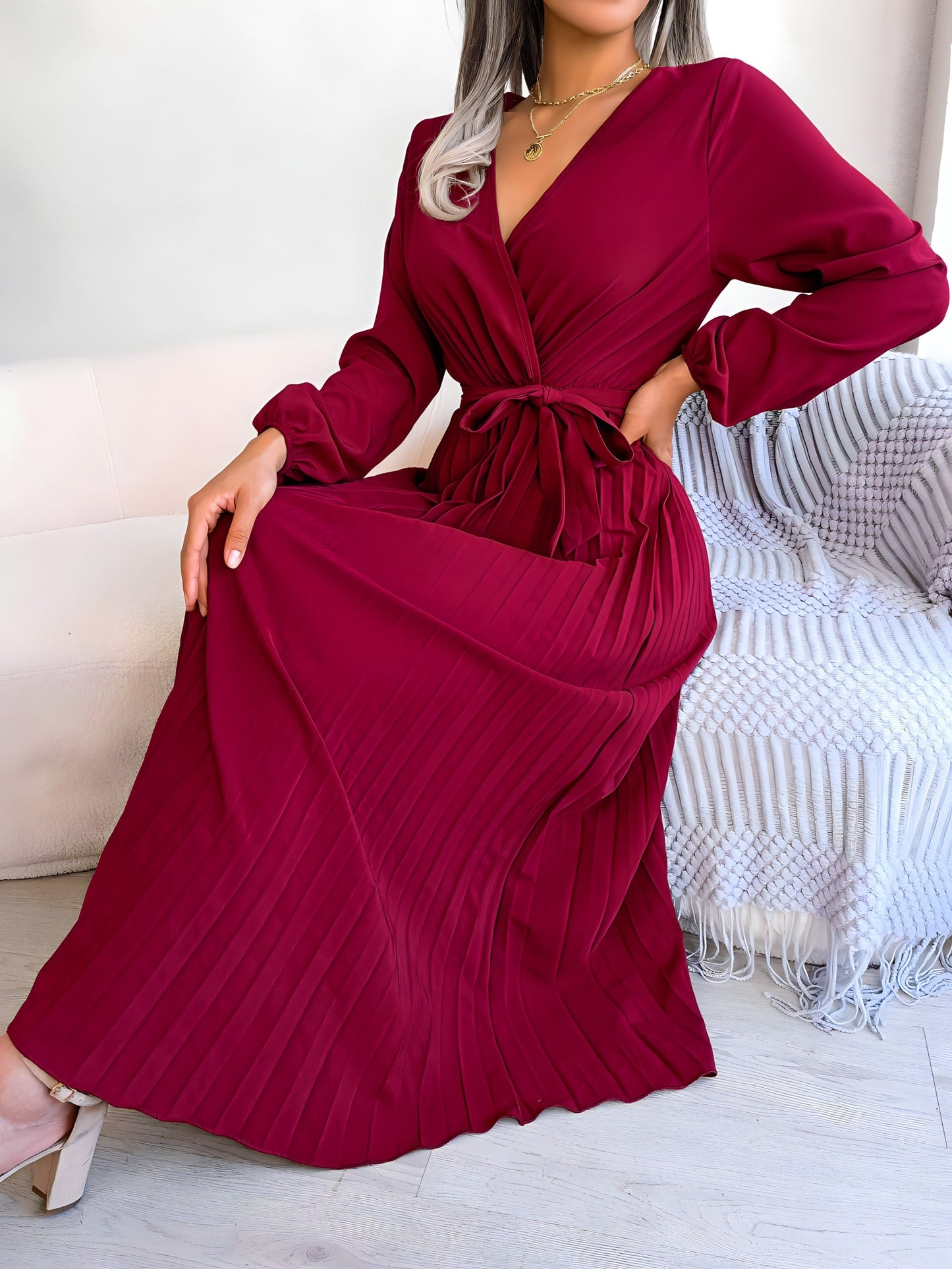Elie™ - Elegantes Plisseekleid