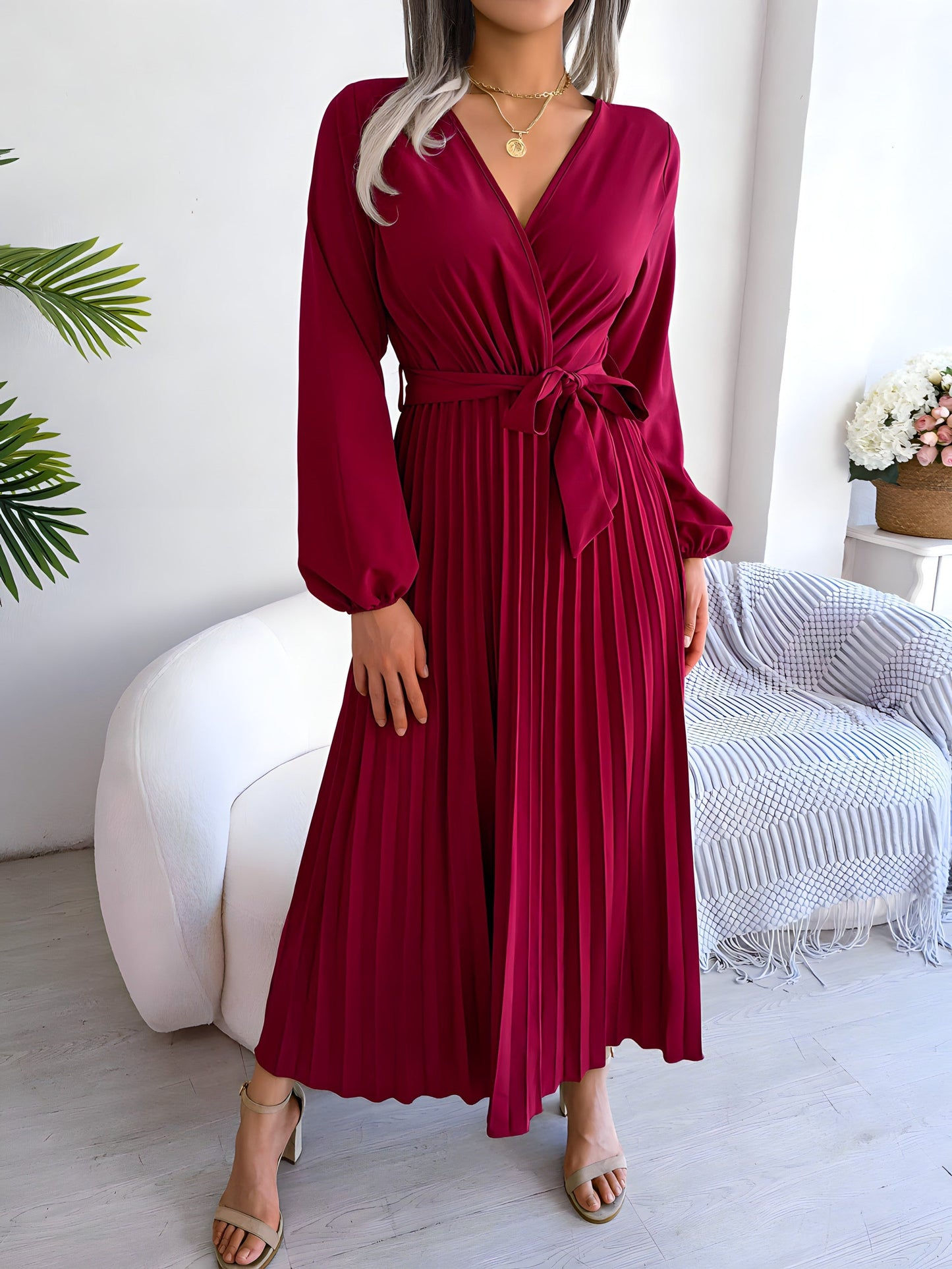 Elie™ - Elegantes Plisseekleid