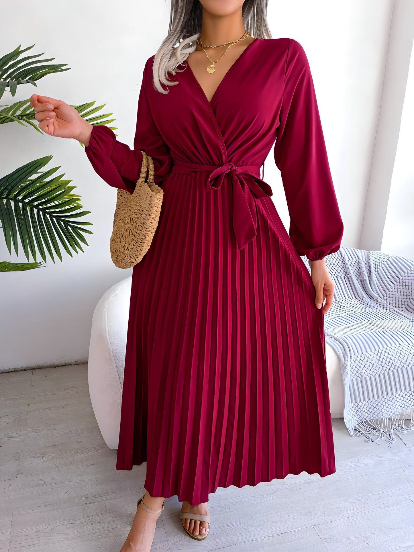 Elie™ - Elegantes Plisseekleid