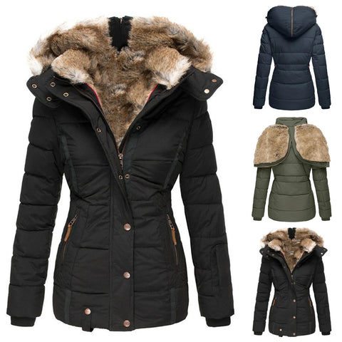 Zarah - Warme wasserdichte Winterjacke mit Innenfutter und Kapuze