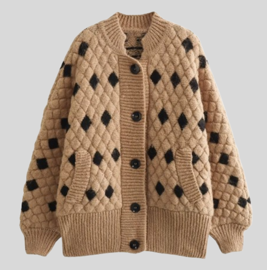 Amiri™ – Patchwork-Strick-Cardigan für Damen