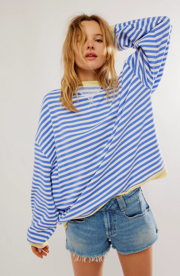Sana | Gestreifter Oversize-Pullover