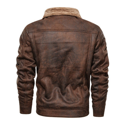 Jayson™- Winterjacke aus Leder für Männer