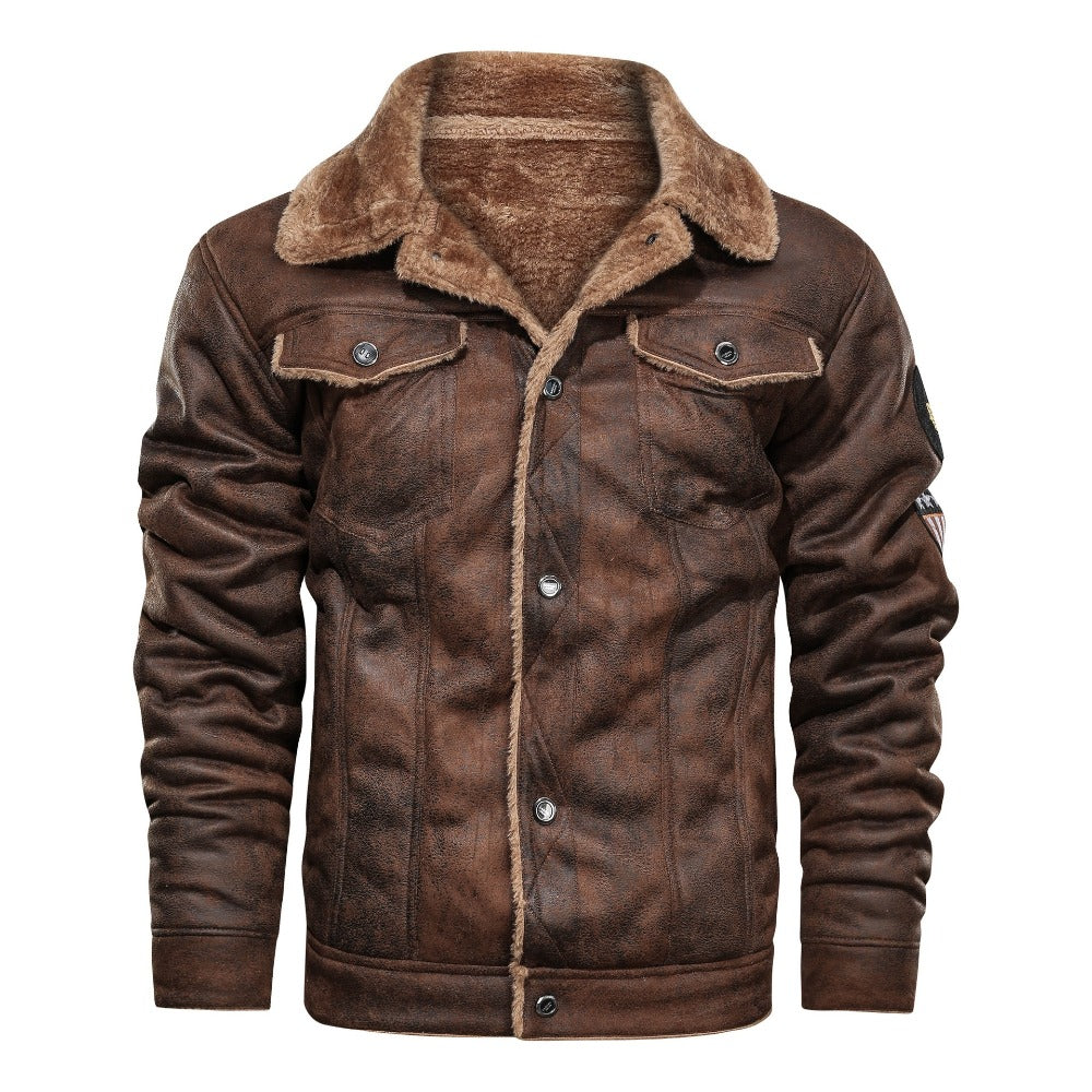 Jayson™- Winterjacke aus Leder für Männer