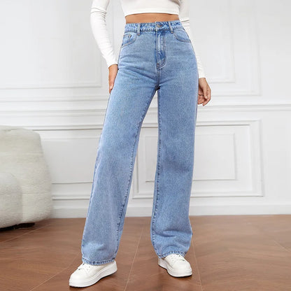 Lucy™ Vintage-Jeans mit hoher Taille