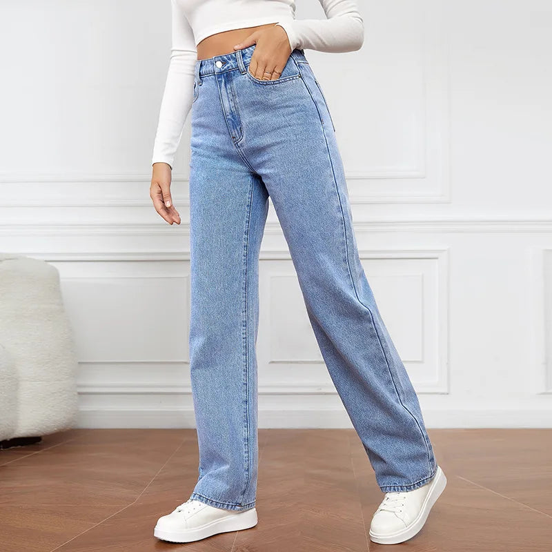 Lucy™ Vintage-Jeans mit hoher Taille