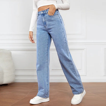 Lucy™ Vintage-Jeans mit hoher Taille