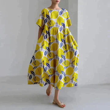 Elena™- Elegantes Kleid mit druck