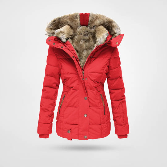 Zarah - Warme wasserdichte Winterjacke mit Innenfutter und Kapuze