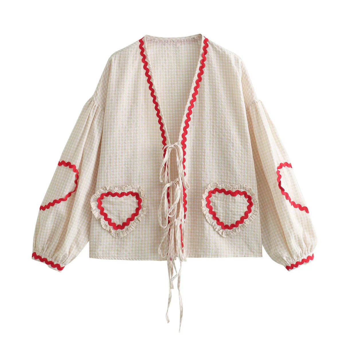 Emma - Herz Taschen Top