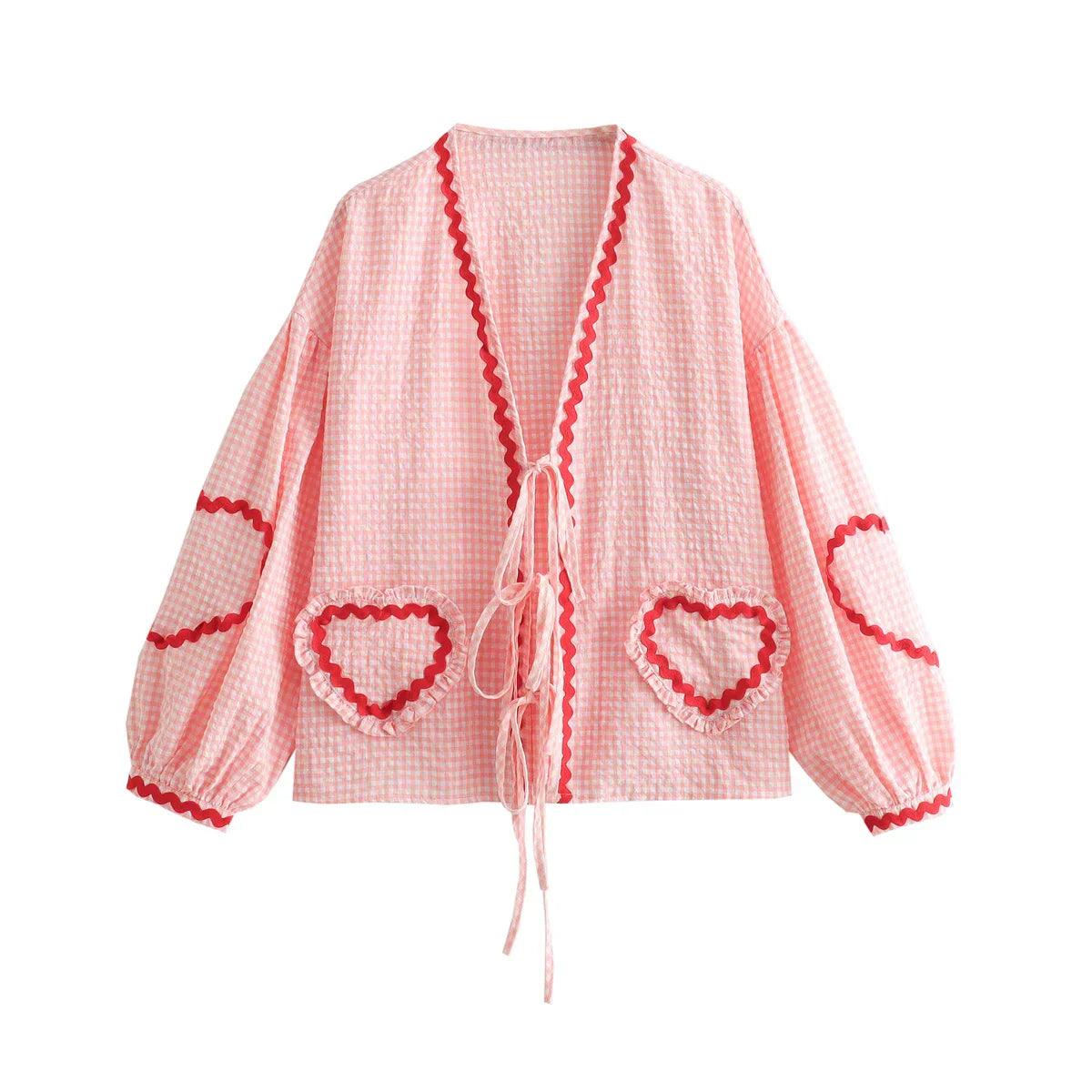 Emma - Herz Taschen Top