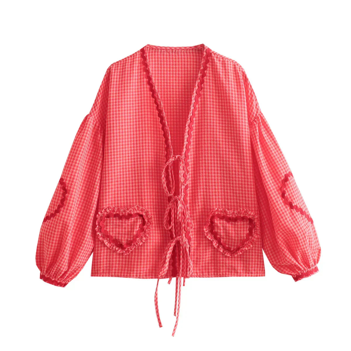 Emma - Herz Taschen Top