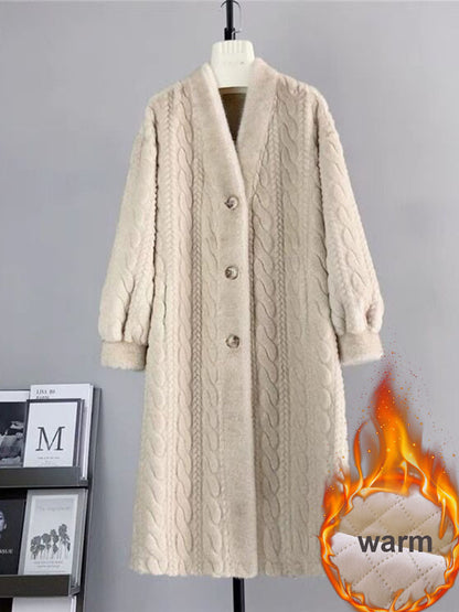 Mariel™- Eleganter dicker Pelzmantel