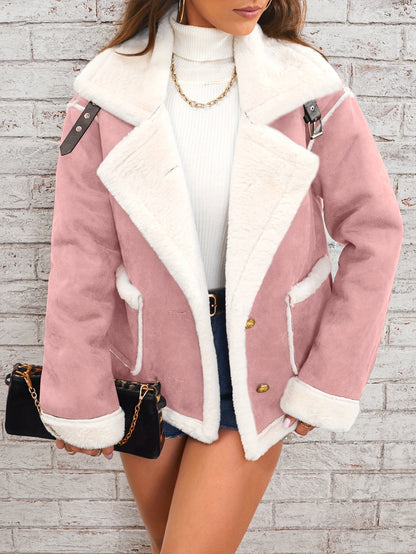 Runa - Damen Jacke mit Reverskragen und Knöpfen
