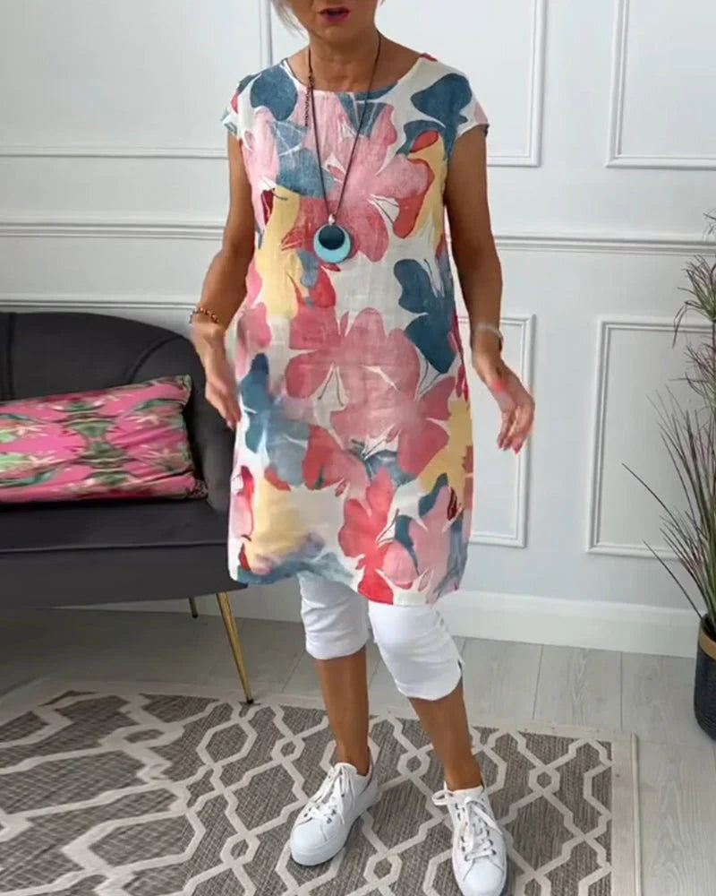 Caren™ - Farbenfrohem Kleid