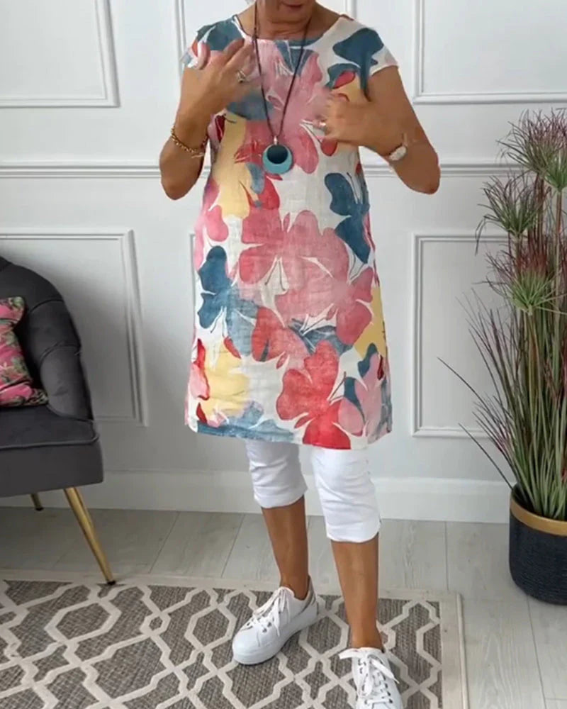 Caren™ - Farbenfrohem Kleid