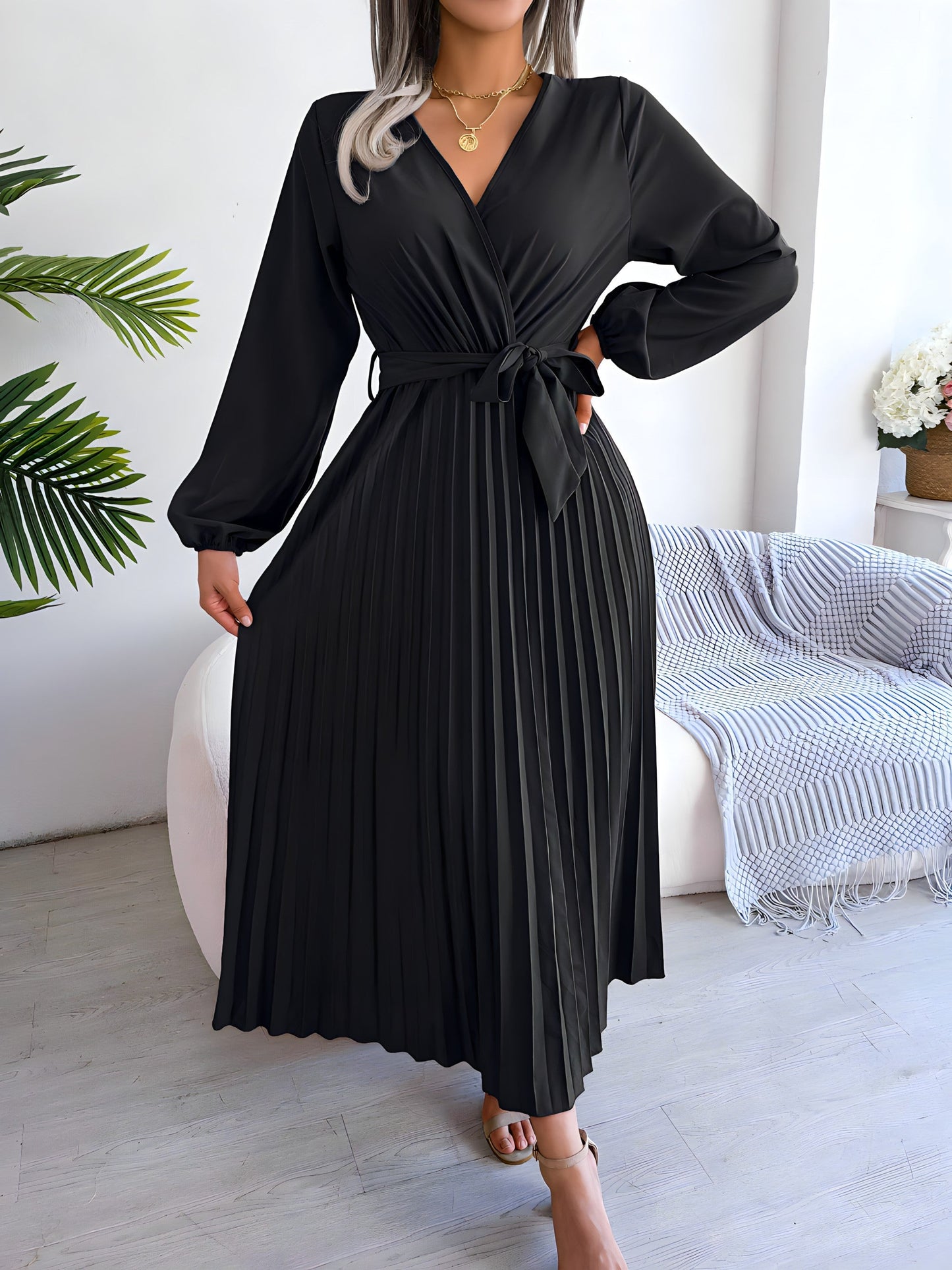 Elie™ - Elegantes Plisseekleid