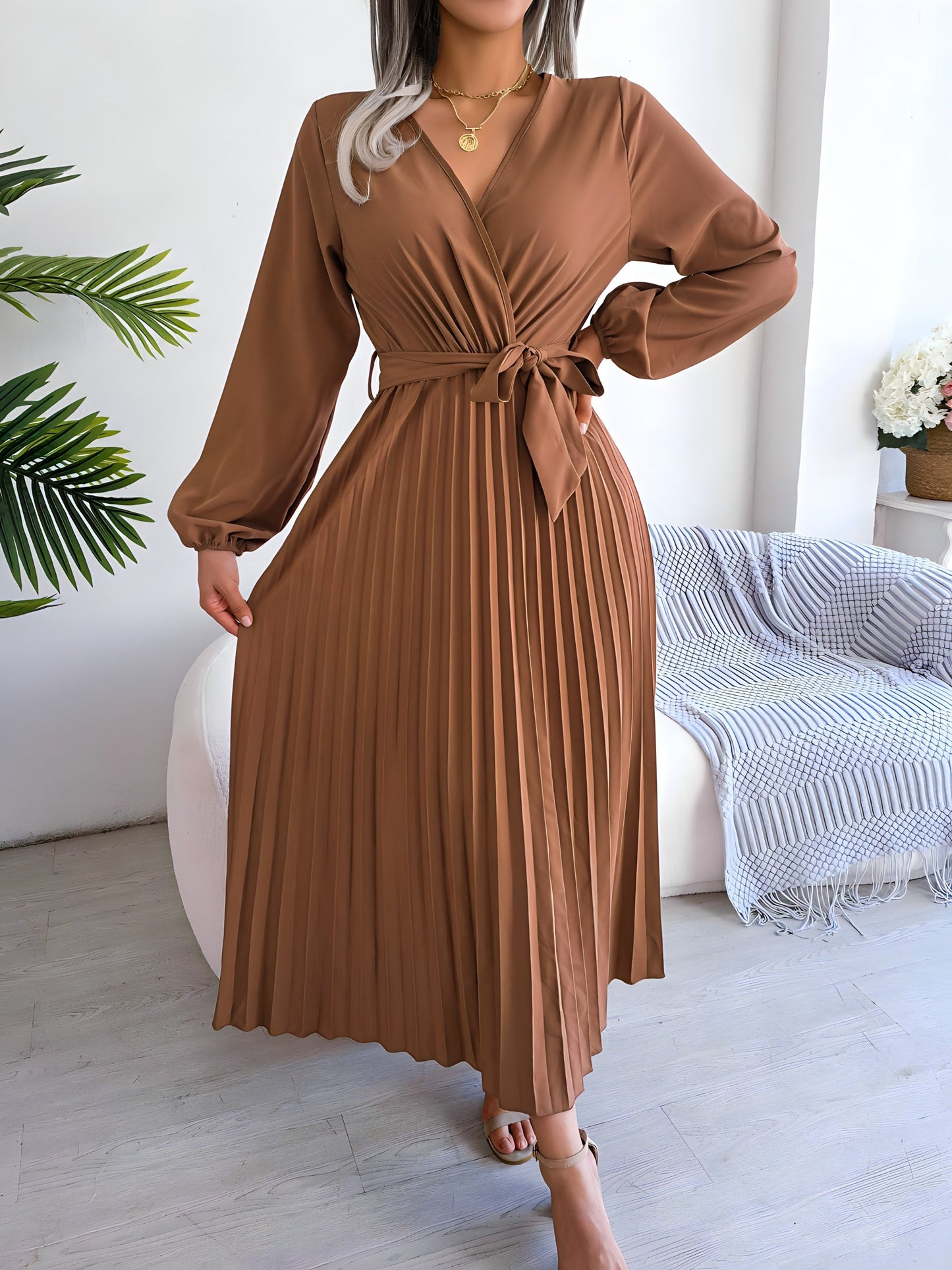 Elie™ - Elegantes Plisseekleid