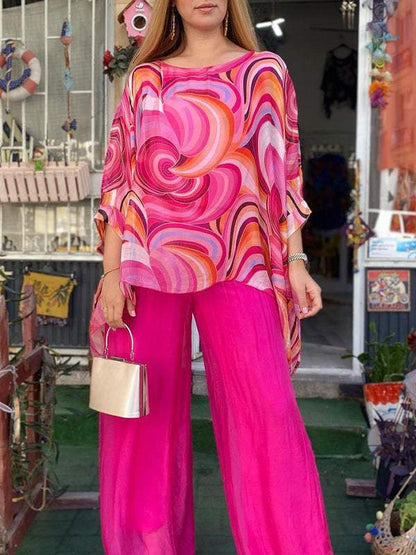 Liene™- Zweiteiliges Chiffon-Set