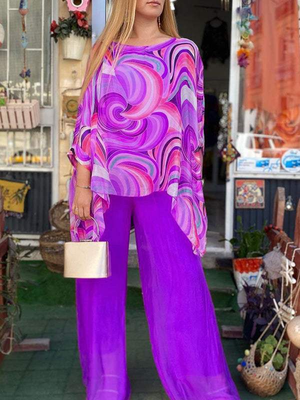 Liene™- Zweiteiliges Chiffon-Set