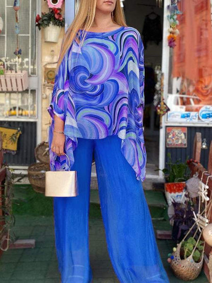 Liene™- Zweiteiliges Chiffon-Set
