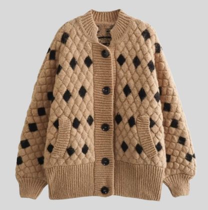 Amiri™ – Patchwork-Strick-Cardigan für Damen
