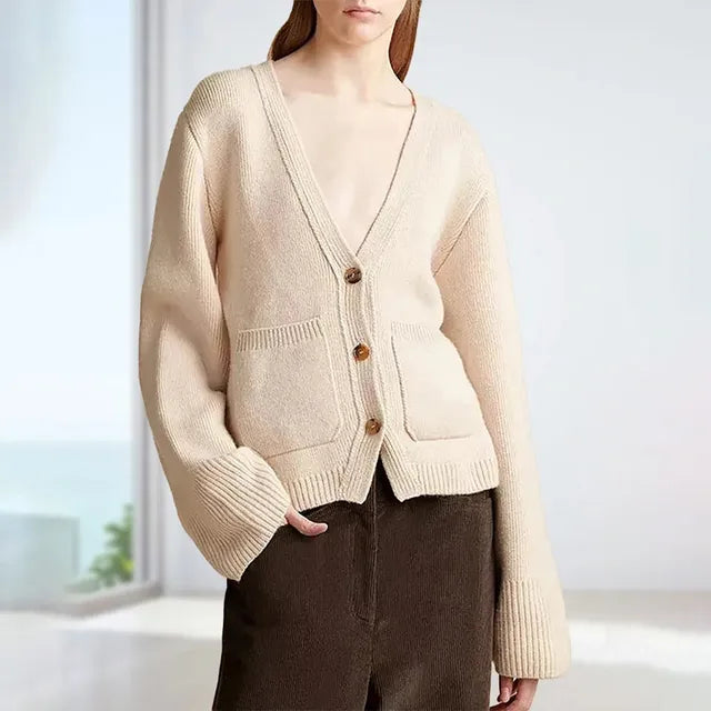 Quinn™ – Herbstliche Eleganz-Strickjacke
