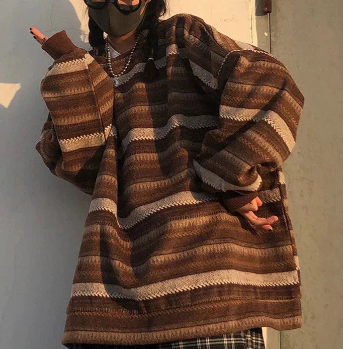 Emery™ - Gestreifter Strickpullover