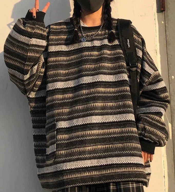 Emery™ - Gestreifter Strickpullover