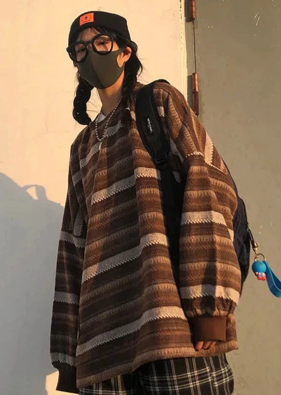 Emery™ - Gestreifter Strickpullover