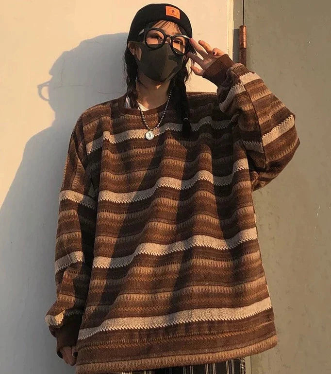Emery™ - Gestreifter Strickpullover