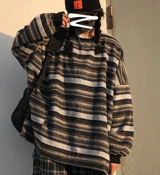 Emery™ - Gestreifter Strickpullover